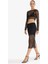 Slim Fit Dar Kesim Astarlı Midi Dantelli Etek E0465AX24AU 3