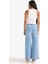 Culotte Yüksek Bel Uzun Jean Yıkamalı Pantolon F5537AX25AU 6