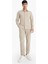 Tailored Regular Fit Kısa Paça Esnek Kumaş Teknik Pantolon F1672AX25AU 4