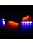Araba 12V 16 LED Kırmızı ve Mavi Polis Flaş Işığı Gösterge Paneli Acil Durum Uyarı Lambası (Yurt Dışından) 4