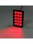 LED Araba Fren Lambası 15LED F1 Stili Evrensel Kabuk Pilot Lambası Araba Arka Spoyleri LED Fren Lambası Arka Lambası Kırmızı Kabuk (Yurt Dışından) 3