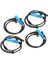 Bmw-X5 E53 2000-2006 Için 4 Adet Araba Abs Tekerlek Hız Sensörü 34526756380 34526756573 34526756379 34526752016 (Yurt Dışından) 4