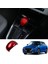 Araba Vites Başlığı Trim Sticker Vites Topuzu Trim Iç Aksesuarları Suzuki Swift 2024 Kırmızı (Yurt Dışından) 5