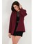 Standart Fit Mono Yaka Desenli Astar Detaylı Blazer Ceket Bayan Ceket 6524003 3