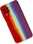 Samsung Galaxy A22 Kılıf Ebruli Lansman Silikon - Kırmızı-Mor - KT8906-3422 2