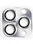 iPhone 16 Pro Max Pers Alüminyum Kamera Lens - Gümüş - KT4909-8156 1