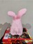 Luxury Elektronik Pilli Sesli Zıplayan Hareketli Havuçlu Peluş Tavşan 18X17 cm Kaliteli Ürün 1 Adet 3