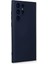 Samsung Galaxy S23 Ultra Kılıf Nano Içi Kadife Silikon - Lacivert - KT9544-6533 2