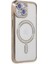 iPhone 15 Kılıf Joke Simli Magneticsafe Kılıf - Gold - KT6209-1253 1