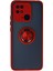 Xiaomi Redmi 10C Kılıf Montreal Yüzüklü Silikon Kapak - Kırmızı - KT4223-4936 1
