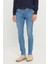 Erkek Açık Mavi Ekstra Slim Fit Dar Kesim Rıss Pamuklu Esnek Denim Jean Kot Pantolon 1