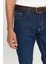 Erkek K.mavı Slim Fit Dar Kesim Magic Denim Esnek Jean Kot Pantolon 5