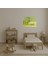 Öğrencili Okul Binası Dekoratif Altın Aynalı Tablo - KT4689-2374 4