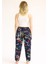 Kadın Desenli Tek Alt Lacivert 2
