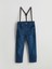 Lcw Baby Indigo Askılı Erkek Bebek Jean Pantolon 1