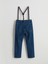 Lcw Baby Indigo Askılı Erkek Bebek Jean Pantolon 3