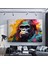 Soyut Graffiti Maymunu, Mizahi Gorilla Kanvası, Renkli Hayvan Duvar Dekoru 4