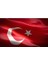 Zc Türk Bayrağı - 1 Adet Kırmızı, 70x105 cm, Raşel Kumaş, Aplike Dikiş, Ay Yıldız Desenli 6