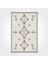 Frances Geometrik Krem Polyester Dikdörtgen Modern Desenli Pamuk Makinada Yıkanabilir Hav Toz Vermez Leke Tutmayan Kaymaz Taban Dijital Makine Baskı Salon Yolluk Mutfak Halı 1