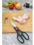 Sofra Mutfak Gereçleri Çok Amaçlı Mutfak Makası - 3CR13 Paslanmaz Çelik, 21 cm x 8.5 cm, Siyah Koruyucu Kapaklı 7