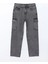 Xsıde Antrasit Baggy Fit Erkek Kargo Jean Pantolon 5