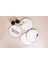 Yıldız Desenli 28 cm Porselen Düz Servis Tabağı - 4 Adet Set 1