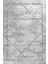 Gri Geometrik Etnik Modern Desenli Pamuk Makinada Yıkanabilir Hav Toz Vermez Leke Tutmayan Kaymaz Taban Dijital Makine Baskı Salon Yolluk Mutfak Halı 1