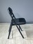 Buse Çalışma Masası Ofis Bilgisayar Masası + Katlanır Sandalyeli 103 cm Metal Siyah Ayak 5