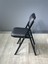 Buse Çalışma Masası Ofis Bilgisayar Masası + Katlanır Sandalyeli 103 cm Metal Siyah Ayak 5