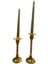 Şamdan Mumu Gold 2’li Konik 25 cm Dekoratif Konik Uzun Mum Seti 3