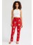 Kadın Ayıcık Desenli Tek Alt Kırmızı 1