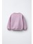 Kız Çocuk Pamuklu Pembe Fiyonk Desenli Sweat & Nakışlı Kot Pantolon Takım 3