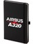 Airbus A320 Not Defteri 13X21 cm Pilot - Havacı - Uçak Tutkunu Hediye 1