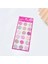 Pembe Temalı 3D Pul Sticker Seti - Bullet Journal 2