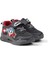Unisex Bebe Füme Kırmızı Figürlü Işıklı Cırtlı Sneaker Günlük Spor Ayakkabı 1