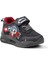Unisex Bebe Füme Kırmızı Figürlü Işıklı Cırtlı Sneaker Günlük Spor Ayakkabı 3