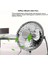 Masa Üstü Metal USB Mini Fan - Sessiz Soğutucu Vantilatör - 13.5 cm Çaplı 4 Alüminyum Kanatlı - Ayarlanabilir Açılı Masa Fanı - 5V 2.5W Güç - USB Girişli Mini Klima Fan - Ofis, Ev, Laptop 3