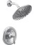 Brantford Krom Posi-Temp Duş Seti 8 Inç Eko-Performans Yağmur Duşlu, Valf Gerekli, T2252EP 1