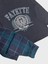 Erkek Çocuk %100 Pamuklu Füme Ekose Desen Uzun Kollu Mevsimlik Pijama Takımı 2