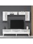 Alvinct 180 cm Tv Ünitesi Takımı Beyaz-Beyaz 3