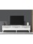 Alvinct 180 cm Tv Sehpası Beyaz-Beyaz 2