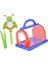 Taşınabilir Bug Catcher Kiti Büyüteç Bug Catcher Kutusu 3+ Yaş Çocuklar Için Kırmızı ve Mavi (Yurt Dışından) 4
