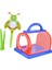 Taşınabilir Bug Catcher Kiti Büyüteç Bug Catcher Kutusu 3+ Yaş Çocuklar Için Kırmızı ve Mavi (Yurt Dışından) 5