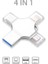 4 In 1 Flash Bellek USB / Type-C/micro USB /lightning Girişli Apple Uyumlu 1
