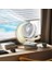 Mini Vantilatör - Masaüstü USB Fan - Klipsli Sabitleme - 360° Ayarlanabilir - Ultra Güçlü Hava Akımı ile Süper Serinlik Hissi - Portatif, Taşınabilir, Minimalist Tasarım (Beyaz) 3