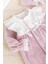 Fiyonklu Kadife Kışlık Kız Bebek Tulum Set 5