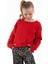 Crop Top Kız Çocuk Kırmızı Sweatshirt 1