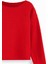 Crop Top Kız Çocuk Kırmızı Sweatshirt 5