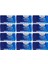 12'li Mavi Sınav Silgisi Seti - Toz Bırakmayan (4x2x1 cm) 2