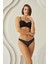 Siyah Easy Lace Desteksiz Straplez Takım 1